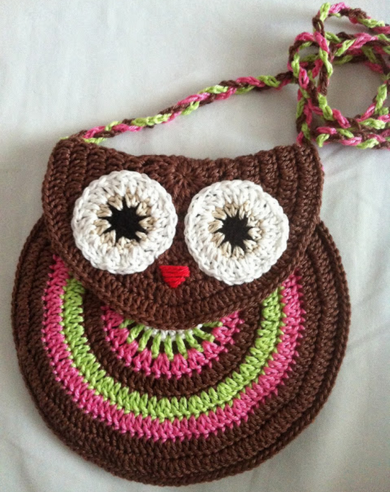 Crochet Owl Bag Free Crochet Patterns