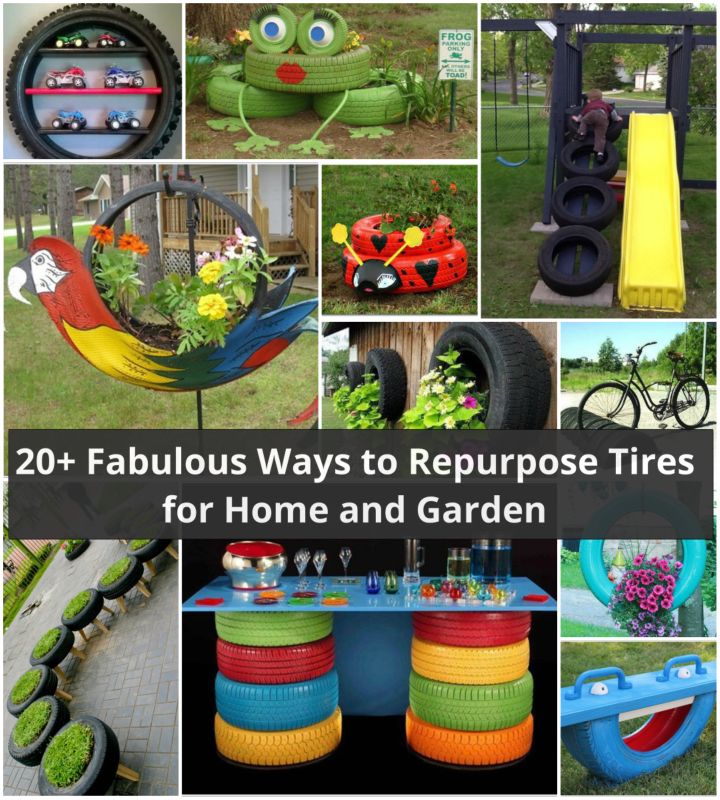 DIY Ways to Repurpose Old Tires for Home and Garden