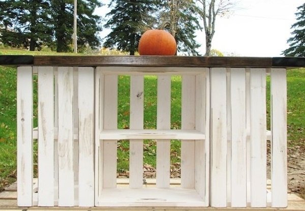 FabArtDIY Wood Wine Crate Ideas and Projects - Wood Crate Kitchen Island