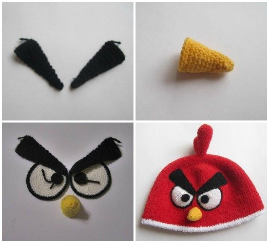 FabArtDIY crochet angry bird hat free pattern03