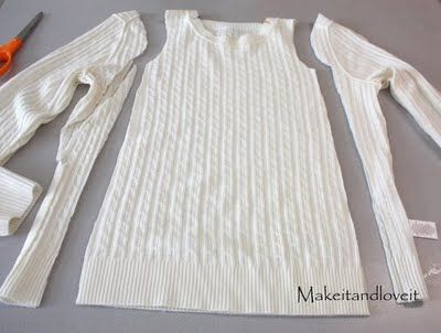 Fabulous DIY Sweater Repurpose Ideas and Tutorials14B