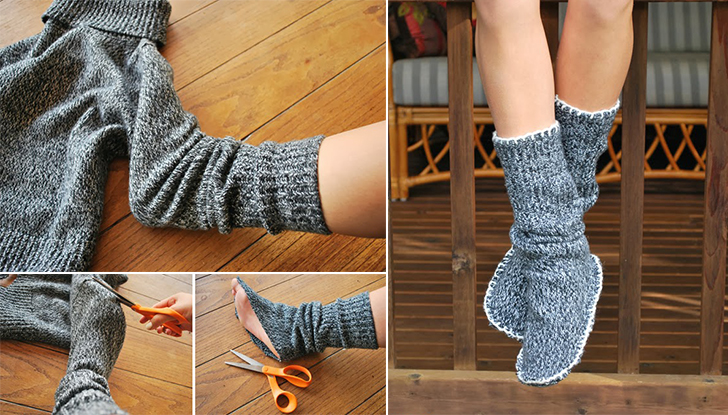 Fabulous DIY Sweater Repurpose Ideas and Tutorials9