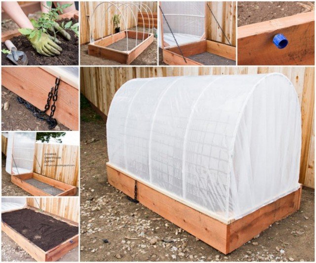 How To Build A Greenhouse Raised Garden Bed