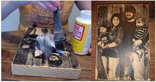 How to transfer a photo to wood