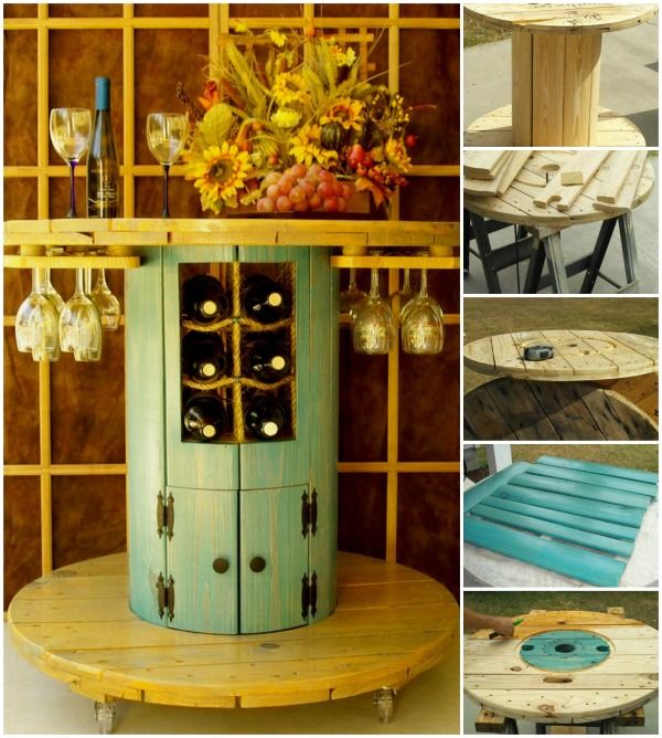 15+ DIY Wood Wire Spool Furniture Ideas and Tutorials