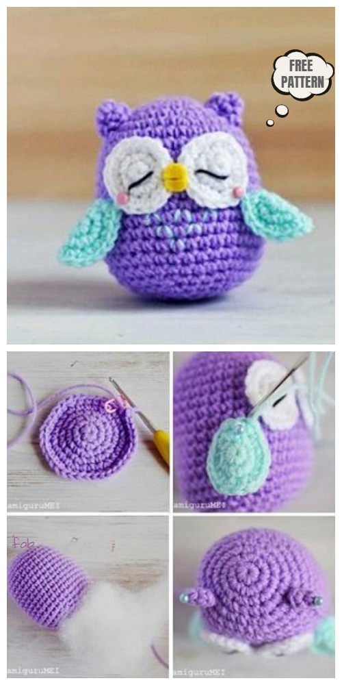 Crochet Little Owl Amigurumi Free Patterns