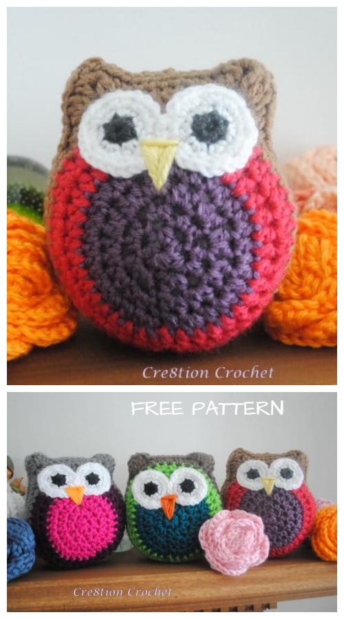 Crochet Owl Stuffy Free Crochet Patterns