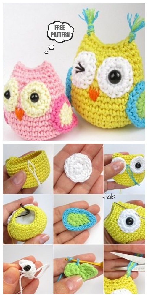 Crochet Little Owl Amigurumi Free Patterns