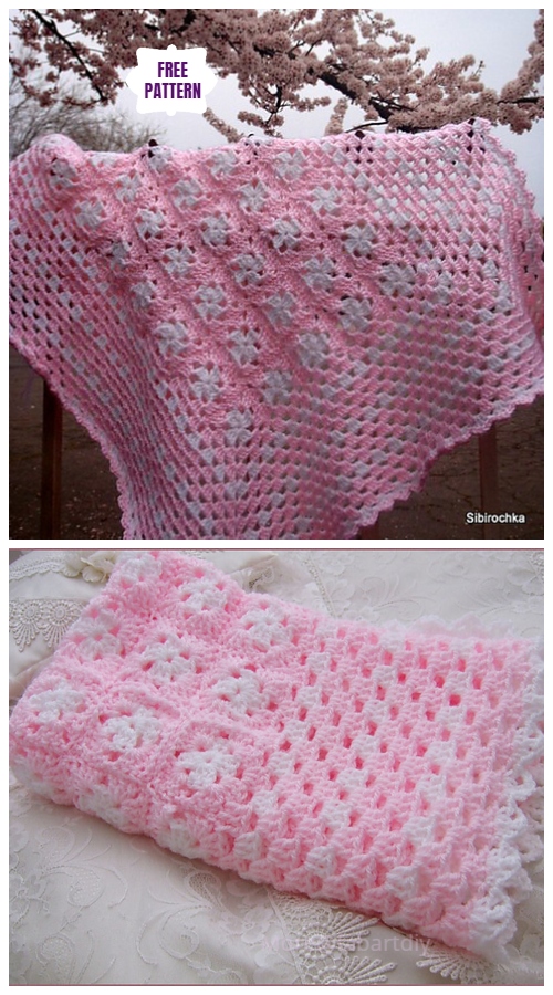 Crochet Simple Afghan Square Blanket Free Crochet Pattern