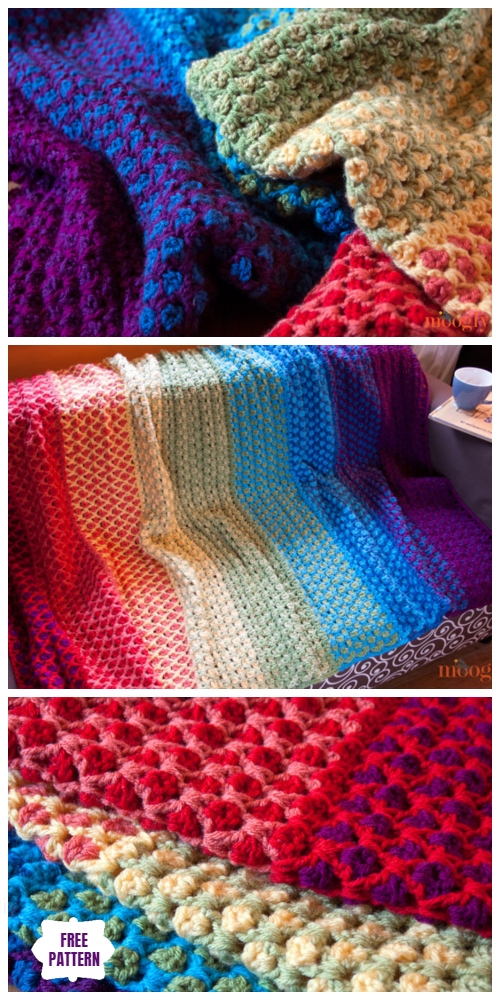  Crochet Moroccan Tile Afghan Blanket Free Crochet Pattern