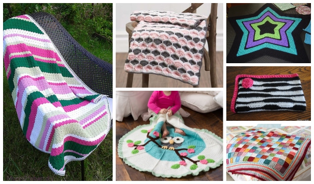 40+ DIY Knit & Crochet Baby Blanket Free Patterns