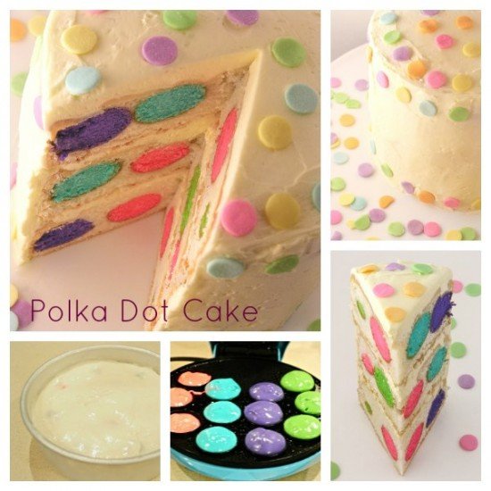 DIY Polkadot Cake Recipe 2