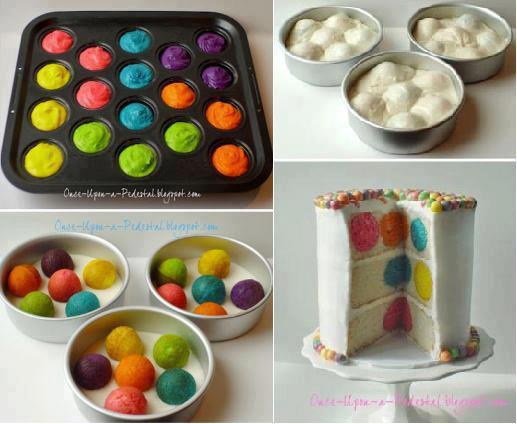 DIY Polkadot Cake Recipe