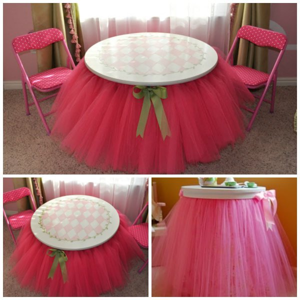 Roll Fabric Tulle Table Runner, Tulle Table Diy Tutu