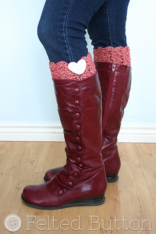 Fab Art DIY Free Crochet Boot Cuffs Patterns Round Up