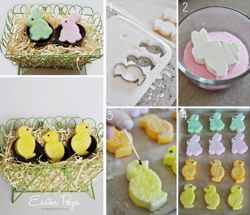 Fab Art DIY Easter Peep Cakes and Desserts