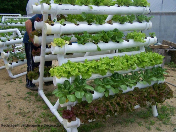 DIY PVC Gardening Ideas and Projects - PVC Verticle Planter Tower