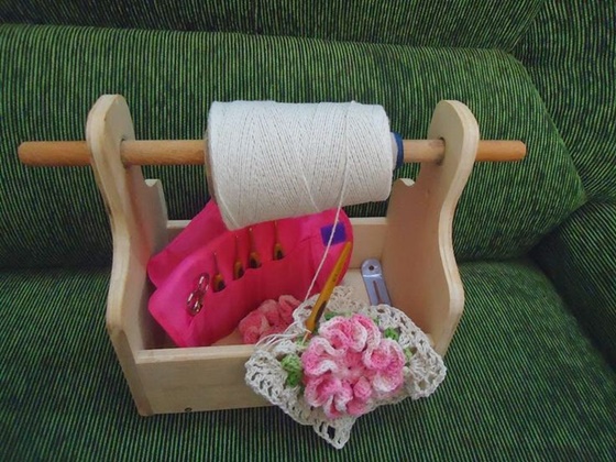 FabArtDIY Yarn holder Ideas and Projects 3