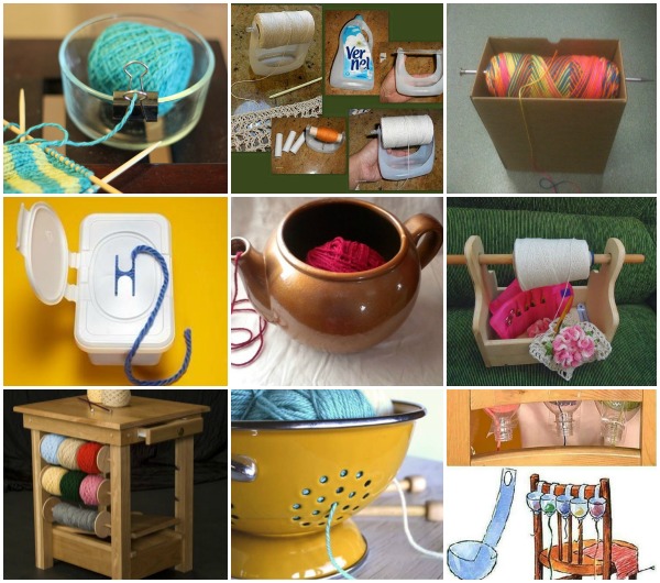 FabArtDIY Yarn holder Ideas and Projects