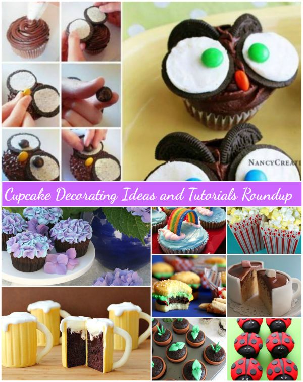 Fabartdiy Cupcake Decorating Ideas and Tutorials Roundup