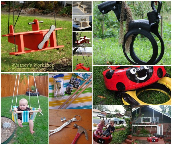 Fabulous DIY Patio and Garden Swings for kids