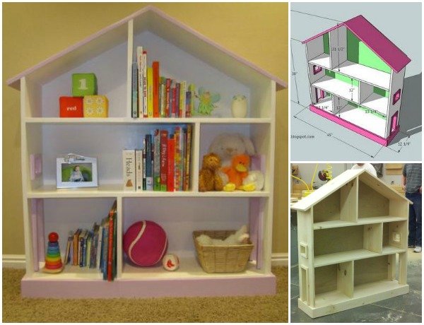 DIY DollHouse BookCase