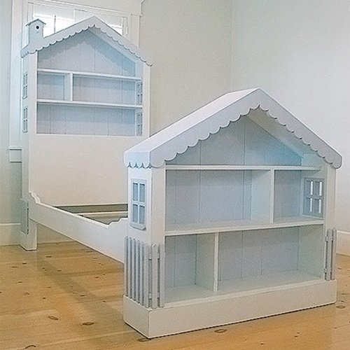 How to build a DIY dollhouse bookshelf