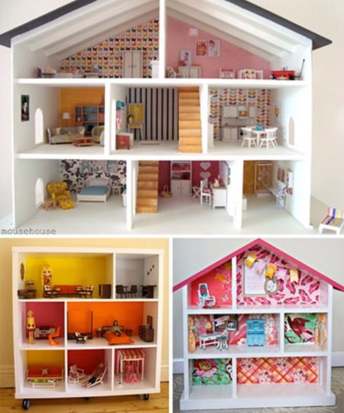 How to build a DIY dollhouse bookshelf