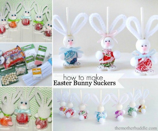 How to DIY Easter Bunny Suckers