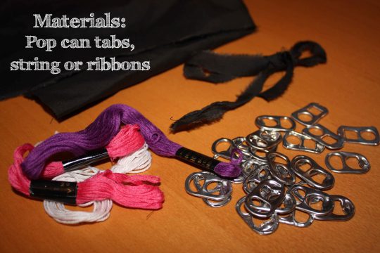 How to DIY Pop Tab Bracelet Tutorial 1