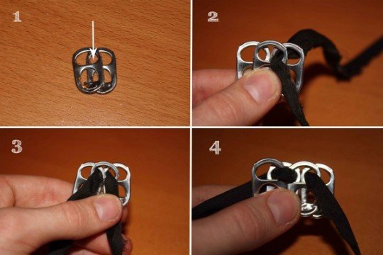 DIY Pop Tab Bracelet Tutorial