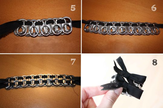 How to DIY Pop Tab Bracelet Tutorial 3