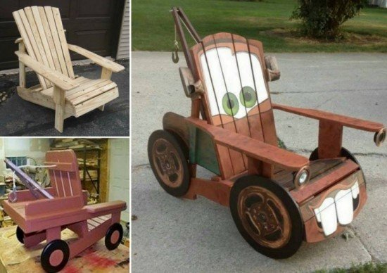 How to DIY Tow Mater Chair1