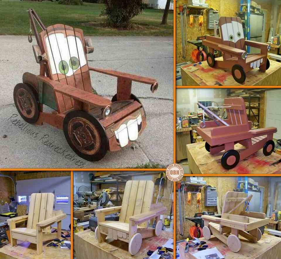 How to DIY Tow Mater Truck Chair