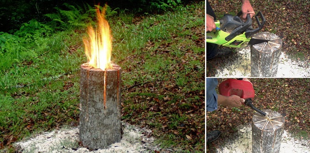 How to DIY a Swedish Log Candle