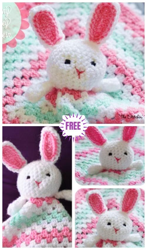 Crochet Bunny Lovey Free Crochet Pattern