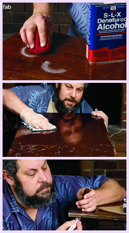 How To Magically Repair Furniture Finish