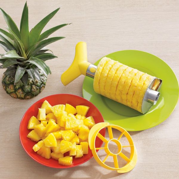 25+ Cool and Practical Kitchen Gadgets For Food Lovers -Steel-Pineapple-Slicer-Dicer