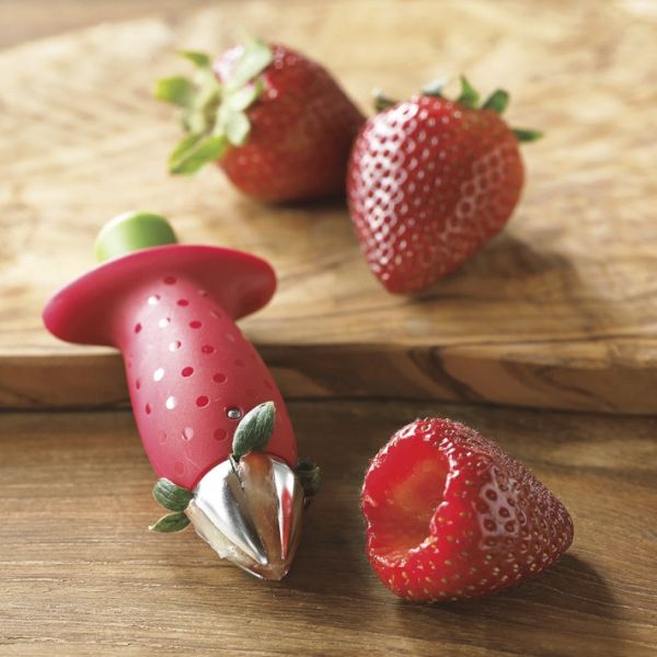 25+ Cool and Practical Kitchen Gadgets For Food Lovers -Strawberry-Huller