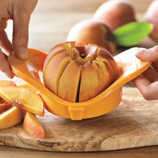 25+ Cool and Practical Kitchen Gadgets For Food Lovers.-Peach-Slicer