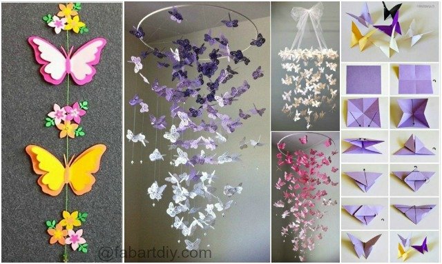 Butterfly Chandelier Mobile DIY Tutorials