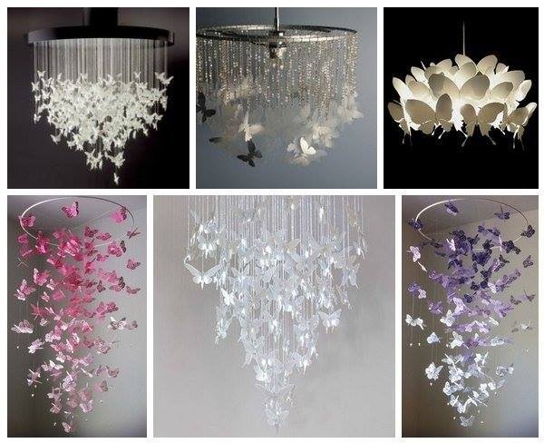 Butterfly Chandelier Mobile DIY Tutorials