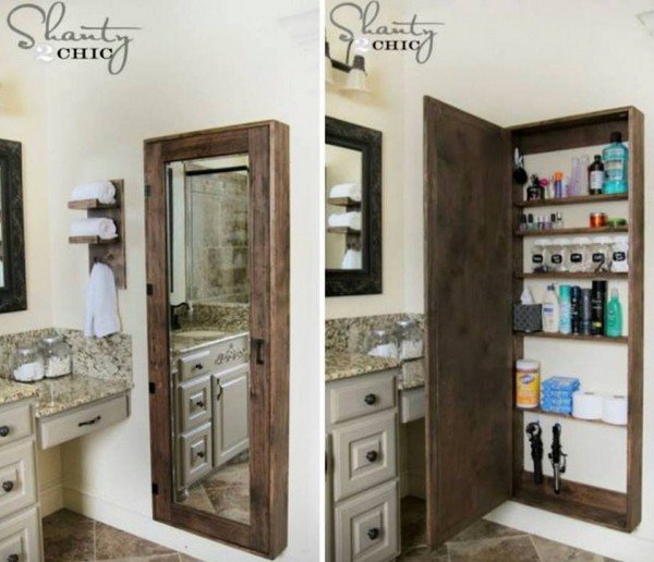 Shop Multipurpose Wall Surface Bathroom Storage Cabinet Mirror