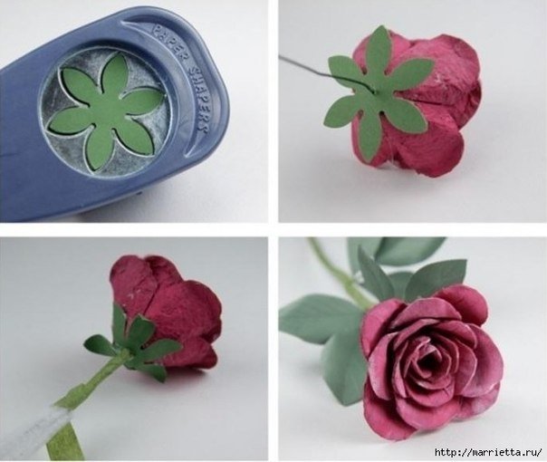 DIY Beautiful Roses from Upcycled Egg Carton Box