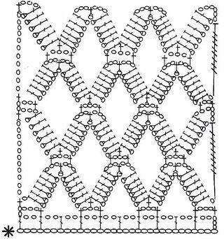 DIY Crochet Diamond Open Weave Net Sweater Free Pattern and Video tutorial