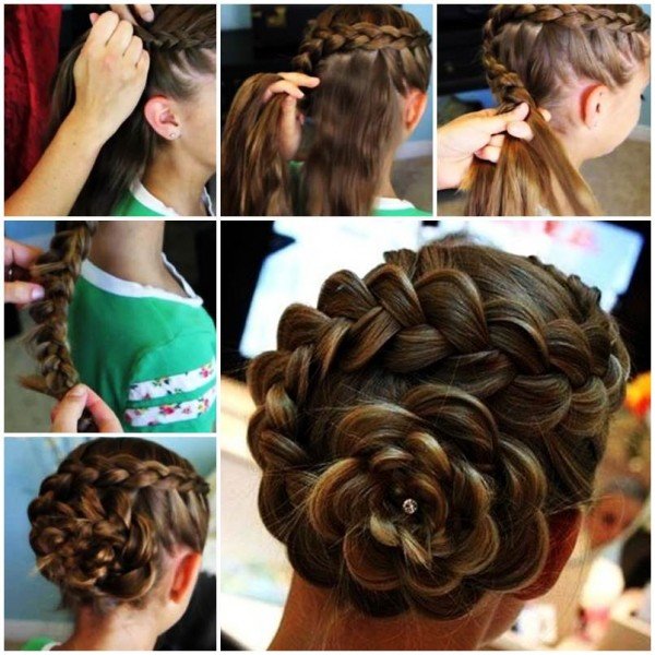 DIY-Dutch-Rose Flower-Braid-Updo-Hairstyle