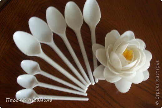 DIY-Plastic-Spoon-Waterlily-Flower