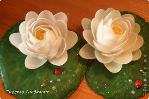 DIY-Plastic-Spoon-Waterlily-Flower