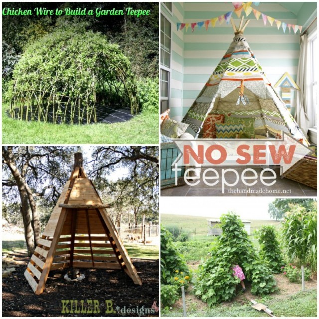 outdoor teepee playhouse