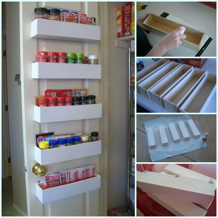 How to Make Door Pantry Spice Rack DIY Tutorial